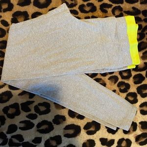 High waisted lululenon grey leggings size 10